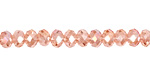 Rosaline AB Crystal Faceted Rondelle 6mm