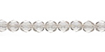 Czech Fire Polished Glass Luster Crystal Round 6mm