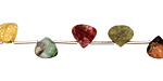 Tourmaline Irregular Flat Teardrop 6-8mm