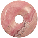 Rhodochrosite (soft pink) Donut 50mm