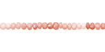 Pink Opal Faceted Rondelle 2x4mm