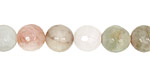 Beryl Morganite Faceted Round 10mm
