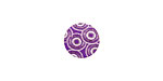 Lillypilly Purple Dandelion Anodized Aluminum Disc 11mm, 24 gauge