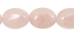 Rose Quartz Flat Oval 20x15mm