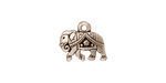 TierraCast Antique Silver (plated) Gita Charm 13x12mm