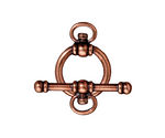 TierraCast Antique Copper (plated) Watch Toggle Clasp 16x22mm, 28mm bar