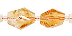 Citrine (A) Faceted Nugget 13-19x7-12mm