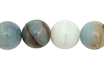 Amazonite Blk. Tourmaline Round 14mm