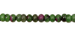 Ruby Zoisite Rondelle 6mm
