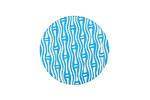 Lillypilly Turquoise Reeds Anodized Aluminum Disc 25mm, 24 gauge