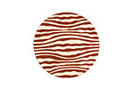 Lillypilly Bronze Zebra Anodized Aluminum Disc 25mm, 24 gauge