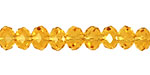 Marmalade Crystal Faceted Rondelle 6mm