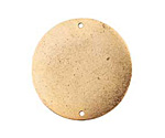 Nunn Design Antique Gold (plated) Flat Grande Circle Tag Link 31mm