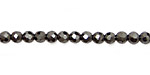 Hematite Faceted Round 4mm