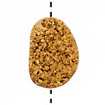 Gold Plated (24K) Freeform Druzy Pieces 23-25x31-35mm