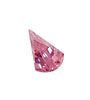 Pink Peony Faceted Fan 12x18mm