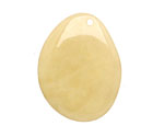 Tagua Nut Parchment Groovy Slice 25-35x30-42mm