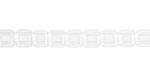 Czech Glass Crystal 2-Hole Tile 6mm