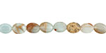 Impression Jasper Flat Oval 8x6mm