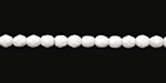 Czech Fire Polished Glass Opaque White Round 4mm