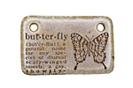Kylie Parry Ceramic Butterfly Pendant 35x22mm