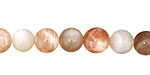 Moonstone (multi) Round 8mm