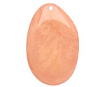 Tagua Nut Angel Skin Groovy Slice 25-35x30-42mm