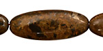 Bronzite Flat Oval 40x15mm