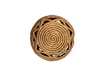 African Brass Sun Coin 24-25mm