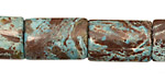 Blue Calsilica Jasper Thin Pillow 20x12