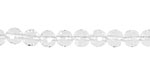 Clear Crystal Micro-Faceted Round 6mm