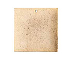 Nunn Design Antique Gold (plated) Flat Grande Square Tag 31mm