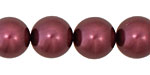 Raspberry Shell Pearl Round 14mm