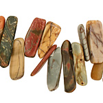 Red Creek Jasper Stick Graduated 4-6x12-40mm