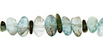 Apatite Flat Polished Pebble (side drilled) 2-6x6-12mm