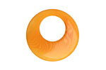 Tagua Nut Gold Gypsy Hoop 25mm