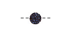 Montana Blue Pave Round 8mm