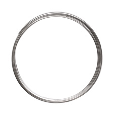 Flat Memory Wire Silver (plated) Large Bracelet .35 oz.