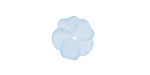 Matte Light Sapphire Lucite Buttercup Flower 4x14mm