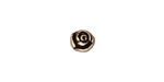 TierraCast Antique Silver (plated) Rose Bead 7mm