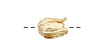 Ezel Findings Gold (plated) Small Tulip Bead Cap 13x9mm