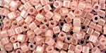 TOHO Ceylon Innocent Pink Cube 3mm Seed Bead