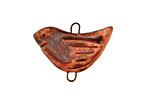 Earthenwood Studio Ceramic Rusty Bird Link 30x22mm