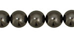 Charcoal Shell Pearl Round 12mm