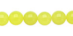 Neon Yellow Candy Jade Round 10mm
