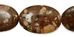 Mica Quartz Flat Oval 30x20mm