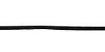 Natural Black Round Leather Cord 1.5mm