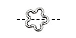 Pewter Open Daisy 16mm