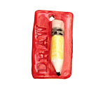 Jangles Ceramic Draw Pendant 21x35mm