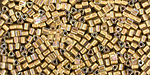 TOHO Rainbow Crystal (with Gold Lining) Triangle 11/0 Seed Bead